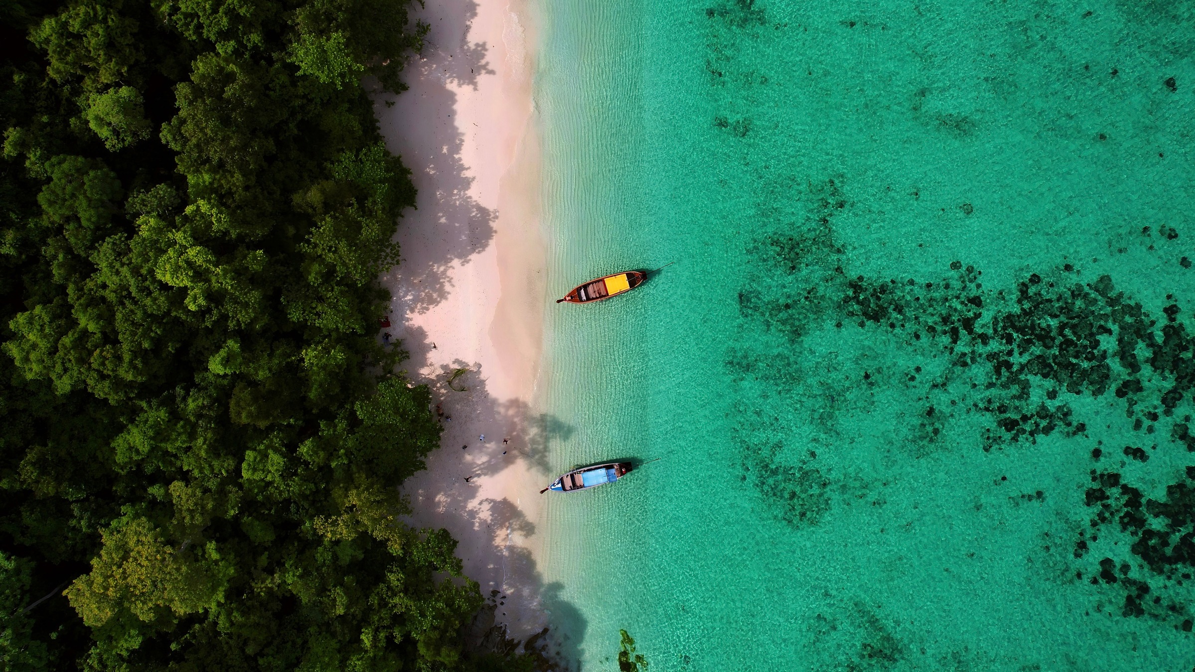 Koh Lipe Strand aus der Luft