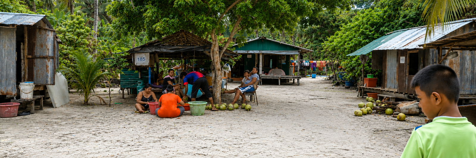 Dorf auf Koh Lipe